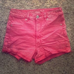 American Eagle, high rise shorts, stretch